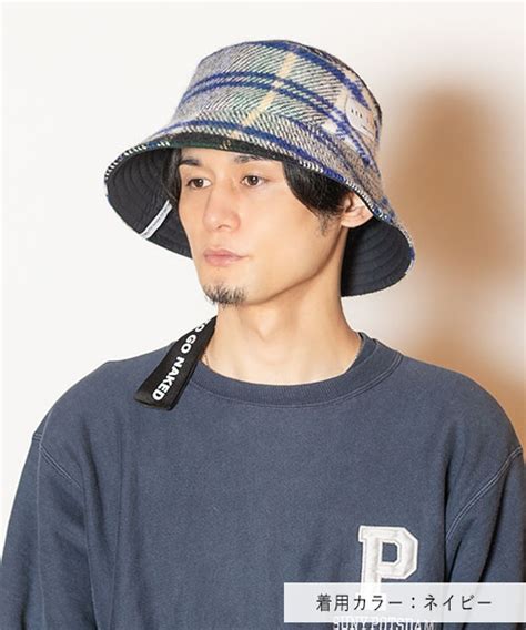 Aka Six Check Bucket Hatonesize Khaki ハット｜帽子通販｜ca4la（カシラ）公式オンラインショップ