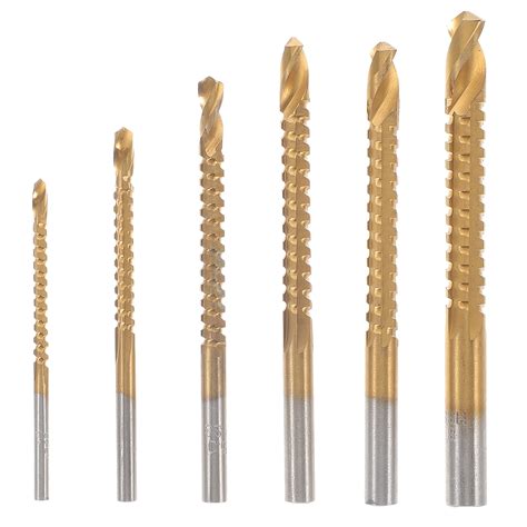 Serrated Twists Drill Bit Woodwork Drywall Masonry Set Board Carpenter