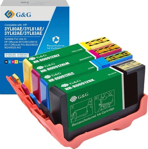 G G Huismerk Inktcartridge Alternatief Voor Hp Xl Multipack