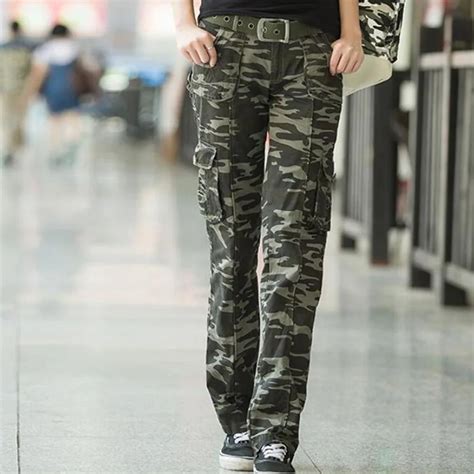 Prüfung Farbe Folge Uns Camouflage Cargo Hose Damen Rachen Herrlich