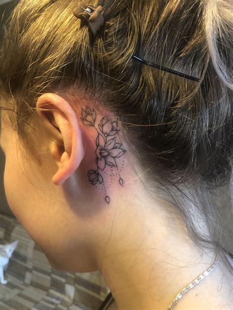 240 Beautiful Behind The Ear Tattoo Ideas With Meaning 2022