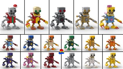 I Made ALL Boxy Boo Skins Out Of LEGO Minifig Scale Project