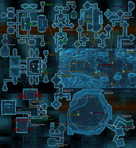 The Complete Map Of Korriban Rswtor