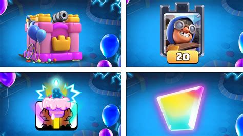 Como Resgatar Prêmios GRÁTIS no Aniversário do Clash Royale YouTube