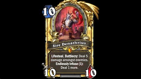 Sire Denathrius Hearthstone YouTube