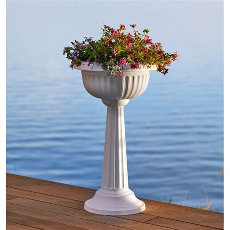 Sol Outdoor Edgewater Plastic Urn Planter Reviews Wayfair