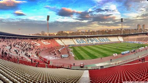 Stade De L Toile Rouge De Belgrade Crvena Zvezda Fond D Cran Hd Pxfuel