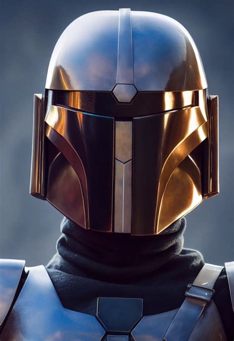 Hunter Schafer As A Mandalorian Closeup Midjourney