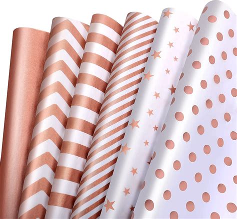 Amazon Rose Gold Tissue Paper Sheets 120 Sheets Metallic Tissue