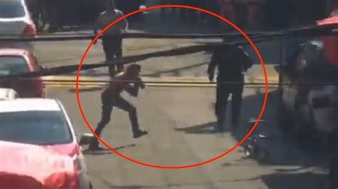 VIDEO El momento en que un policía abate a René el criminal que