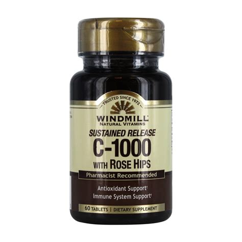 Windmill Natural Vitamin C Mg With Timed Released Tablets Ea