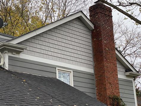 Cedar Shake Look Siding South Charlotte Home Gets Gable Update