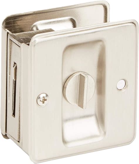 Schlage Lock Co Sc991b 619 Sliding Dr Lock Satin Nickel Schlage Door Handles