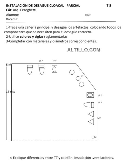 1º Parcial H Instalaciones I Cereghetti 2021 FADU UBA