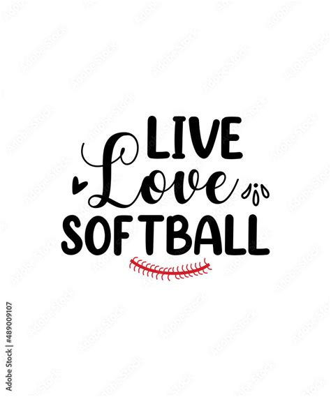 Softball Svg Bundle Softball Clipart Softball Mom Svg Softball