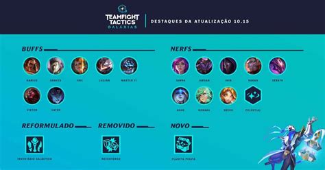 TFT Liberado o patch notes da atualização 10 15 Pichau Arena