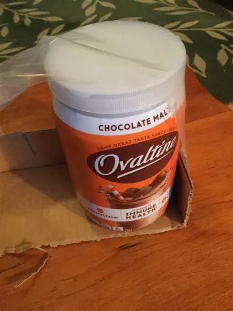 New Ovaltine Chocolate Malt Powder Drink Mix Hot And Cold Milk 12oz Can £
