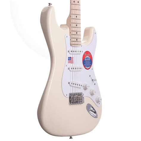 Fender Eric Clapton Stratocaster Electric Guitar Olympic White At Gear4music