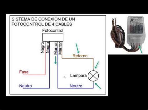 Conexión de Fotocontrol o Fotocélula Electricidad Domiciliaria YouTube