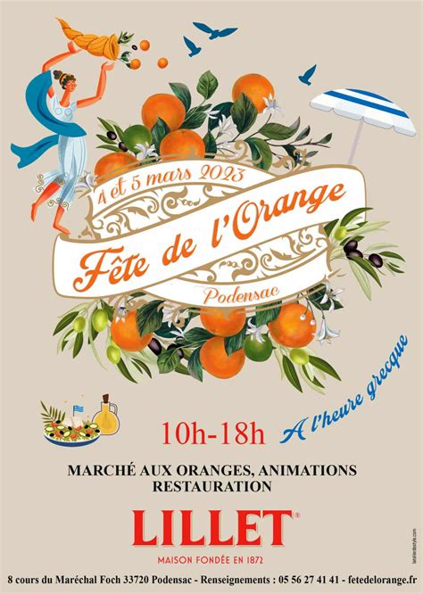 Podensac La Maison Lillet Organise Sa Très Populaire Fête De Lorange