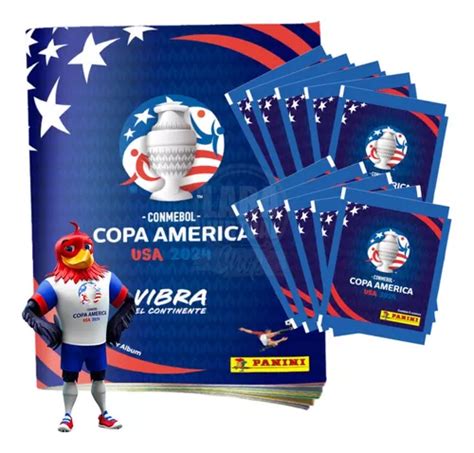 Album Copa America Usa 2024 Panini Original 2024 20 Sobres En Venta