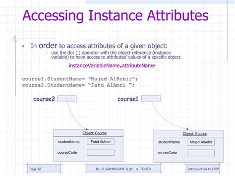 Ppt Objects And Instance Attributes And Variables Powerpoint