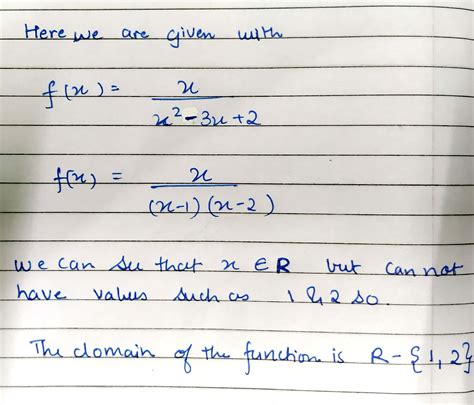 Expert Verified What Is The Domain Function Of Xx2 3x2