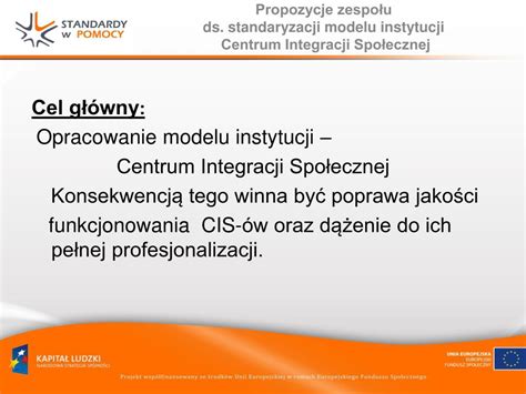 Ppt Tworzenie I Rozwijanie Standard W Us Ug Pomocy I Integracji