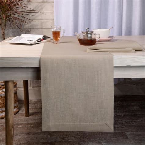 Amazon D Moksha Homes Natural Table Runner X Inch Faux