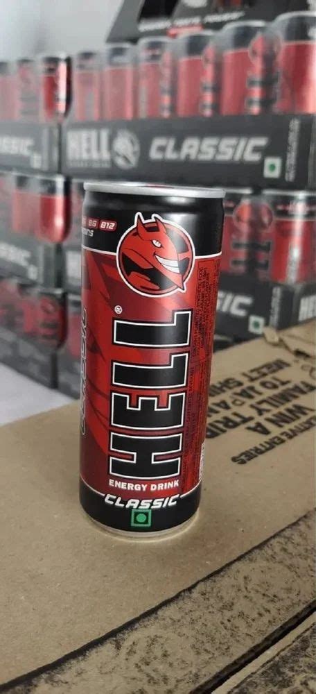 Hell Energy Drink 250ml X 24can At Rs 800piece Hell Classic Energy