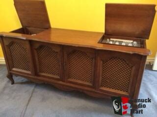 Clairtone Vintage T Console Stereo With Garrard Turntable Photo