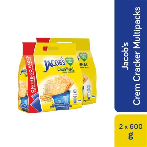 Bundle Of Jacob S Cream Crackers Large Pack G Wheat Fibre