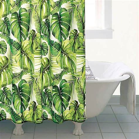 Tropical Leaf Shower Curtain Dunelm Tropical Shower Curtains