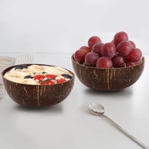 Buy Thenga Coconut Bowls And Wooden Spoon Sets Eco Friendly Perfect