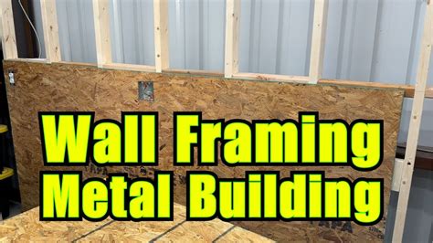 Mastering Wall Framing In Metal Building Garage Step By Step Guide