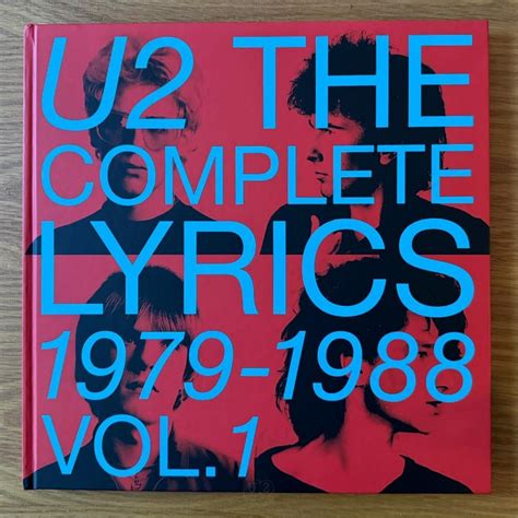 U2songs A Look Inside The Complete Lyrics Vol 1