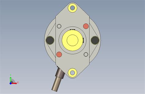 空心轴编码器 Step 模型图纸下载 懒石网