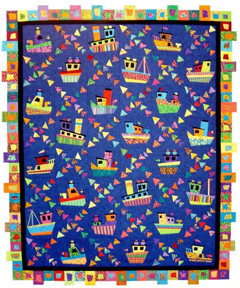 Bobn Boats Foundation Paper Pieced Quilt Pattern Via Etsy