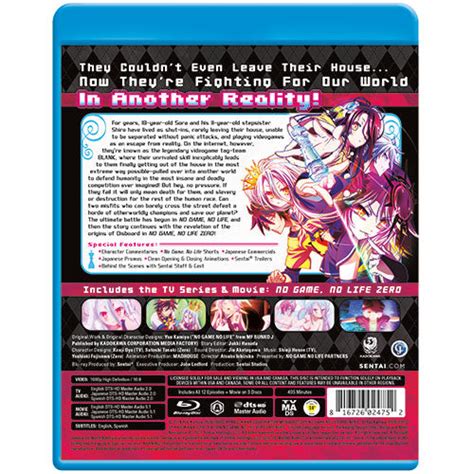 No Game No Life Season 1 Movie Complete Collection Sentai