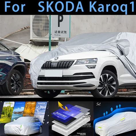 For-SKODA-Karoq-1-Car-protective-cover-sun-protection-rain-protection ...