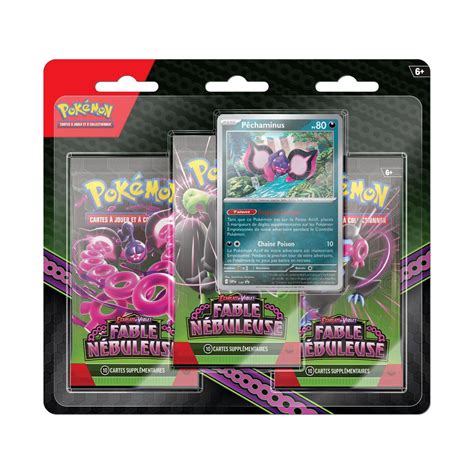 Pack 3 Boosters Pokemon Ev06 5 Fable Nébuleuse POKEMON