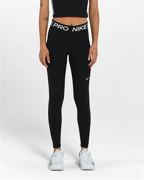 Nike Pro Women S Mid Rise Mesh Panelled Leggings Nike Uk