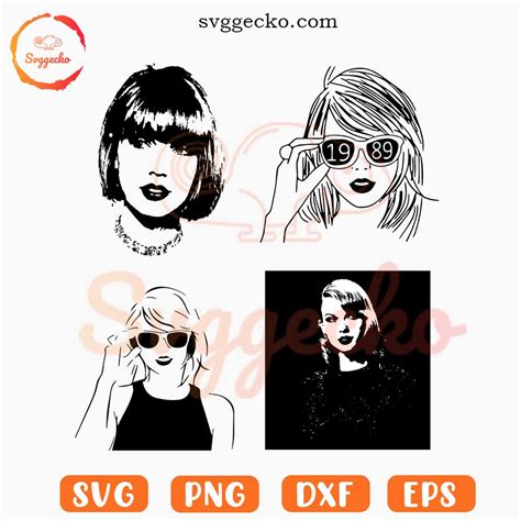 Taylor Swift Silhouette SVG, Eras Tour SVG, Swifties SVG PNG Cutting ...