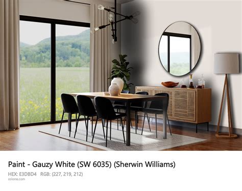 Sherwin Williams Gauzy White Sw Paint Color Codes Similar