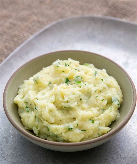 Mashed Potatoes And Parsnips With Chives And Parsley Recipe