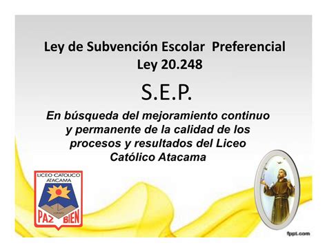 Pdf Ley De Subvenci N Escolar Preferencial Ley S E P Dokumen