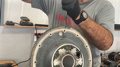 Changing The Starter Ring Gear On The Flywheel Of A Lycoming Engine