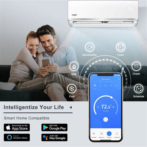 Winado 18000 Btu Ductless Mini Split Air Conditioner For With Heater