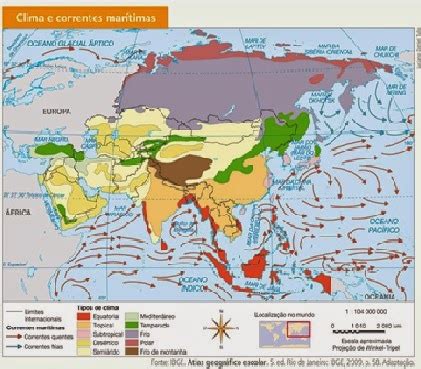 Asia Clima E Vegetação - Geografia com Hélio Chagas: Exercícios: Clima e Vegetação da Ásia