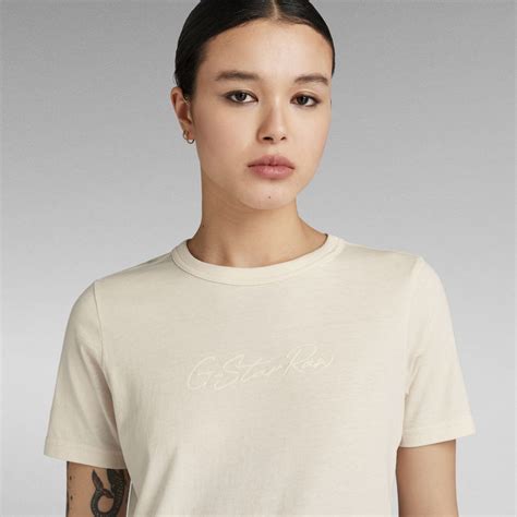 Autograph Slim Top Beige G Star Raw® Nl